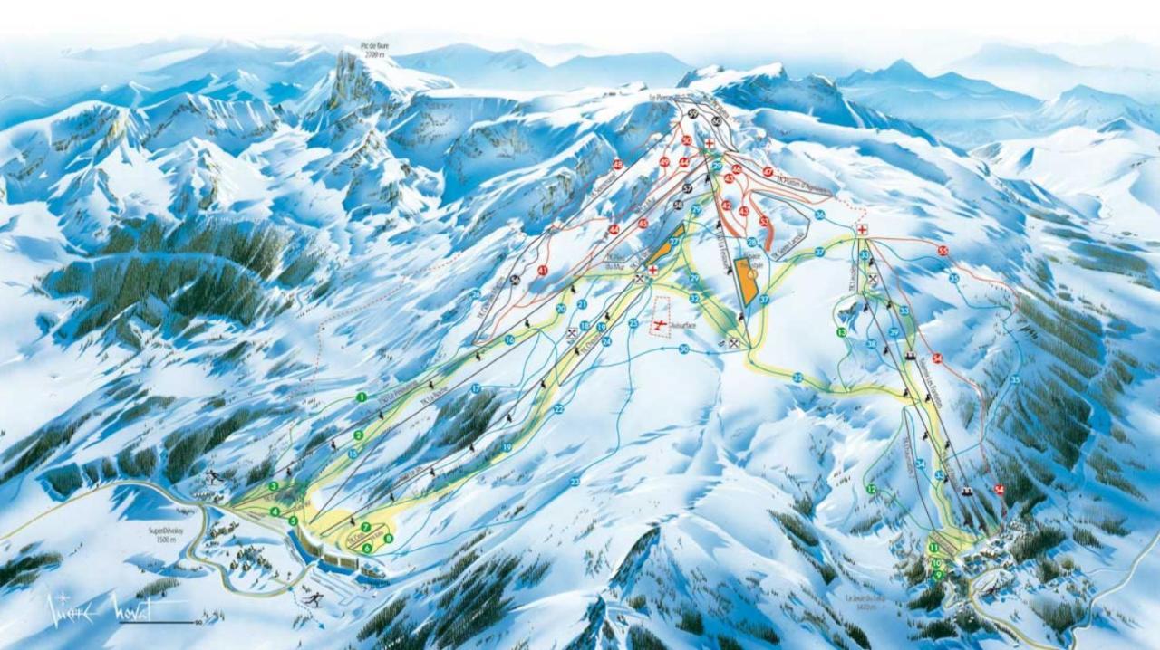 Eden Sur Les Pistes Avec Vue Panoramique Sur La Vallee لا جو دو لوب المظهر الخارجي الصورة